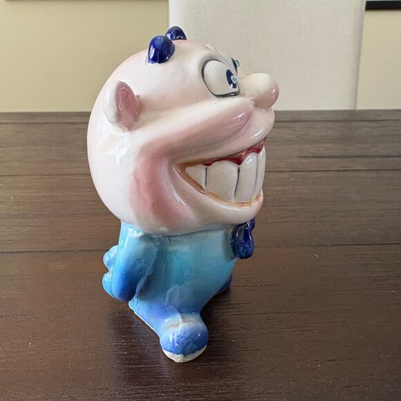 60's Kreiss Psycho Ceramic WHO NEEDS EXPERIENCE I'M A COLLEGE GRADUATE figurine - Picture 2 of 5